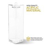 Acrylic Long Necklace Holder with 12 Hooks