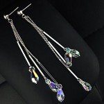 Aurora Borealis Color Change Teardrop Earrings