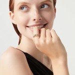 Italian 925 Sterling Silver Stackable Bead Ring