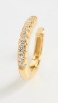 Yellow Gold Pave Hinge Single Ear Cuff