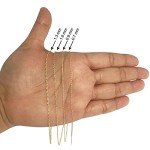 10k Yellow Gold Minimalist Rope Chain Necklace