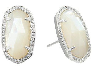 Kendra Scott Ellie Stud Earrings in Ivory Pearl