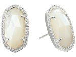 Kendra Scott Ellie Stud Earrings in Ivory Pearl