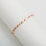 Braided Rope Stackable Ring in Silver, Gold, Rose Gold