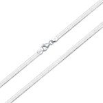925 Sterling Silver Herringbone Snake Chain Necklace