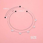 Dainty 925 Sterling Silver Butterfly Choker Necklace