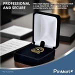 Velour Lapel Pin Gift Box - Black