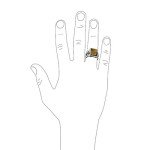 Men's Personalized Sterling Silver Tiger Eye Signet Ring
