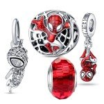 HappyStar 925 Silver Charms for Bracelets & Necklaces