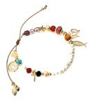 Adjustable Jesus Life Story Charms Bracelet for Women