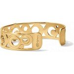 Brighton Christo Maui Gold Slim Cuff Bracelet