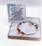 Adjustable Jesus Life Story Charms Bracelet for Women