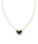 Kendra Scott Ari Heart Pendant Necklace in Gold