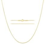 Dainty 24k Gold Snake Chain Necklace for All