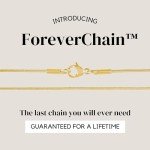 Dainty 24k Gold Snake Chain Necklace for All
