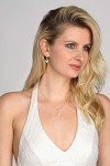 Gold Pearl Necklace and Earrings Jewelry Set