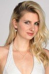 Gold Pearl Necklace and Earrings Jewelry Set