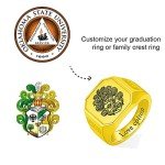 Custom Vintage Signet Ring - Engraved 925 Silver
