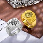 Custom Vintage Signet Ring - Engraved 925 Silver