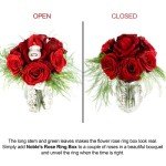 Elegant Rose Ring Box with LED Light