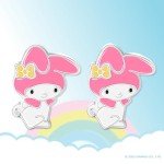 My Melody Silver Plated Stud Earrings for Women