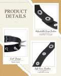 Punk Leather Choker Necklace Set - 20 Pieces