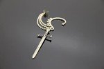 Gothic Pirate Dagger Ear Cuff Earrings
