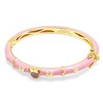 Pink Minnie Mouse Glitter Bangle Bracelet