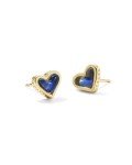 Kendra Scott Gold-Plated Heart Stud Earrings