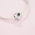 PANDORA Sterling Silver Knotted Heart Charm
