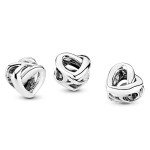 PANDORA Sterling Silver Knotted Heart Charm