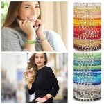 60 Pcs Bohemian Stackable Beaded Bracelet Set