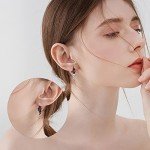 Angel and Devil Wings Drop Earrings in Silver