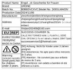 Angel and Devil Wings Drop Earrings in Silver