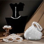 Sparkling Rhinestone Masquerade Jewelry Set for Parties