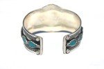 Adjustable Multi-Stone Boho Turquoise Cuff Bracelet