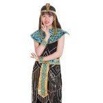 Egyptian Costume Jewelry Set with Snake Headpiece