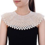 Chunky White Resin Bead Choker Necklace