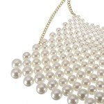 Chunky White Resin Bead Choker Necklace