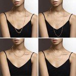 Miabella Women’s 60" Gold-Plated Beaded Rosary Necklace