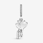 PANDORA Happy Bday Balloon Charm for Bracelets