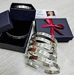 Engravable Sterling Silver Unisex Cuff Bracelet