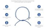 Recycled Plastic Beaded Bracelet with Silver Charm