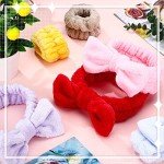 36 Pcs Makeup Headbands and Wristbands Set