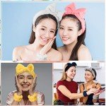 36 Pcs Makeup Headbands and Wristbands Set