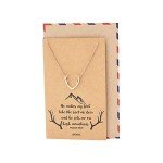 Deer Antler Pendant Necklace for Geminis