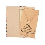 Deer Antler Pendant Necklace for Geminis