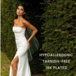 Nikita Floral Rhinestone Choker Necklace for Women