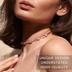 Nikita Floral Rhinestone Choker Necklace for Women