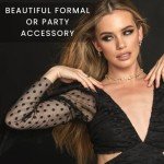 Nikita Floral Rhinestone Choker Necklace for Women